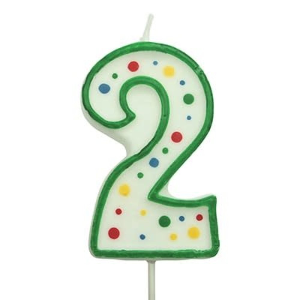 PME Numeral candle 2