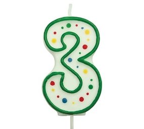 PME Numeral candle 3 PME Numeral candle 3
