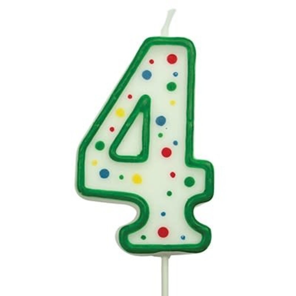 PME Numeral candle 4