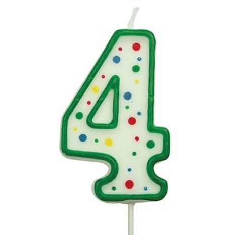 PME Numeral candle 4