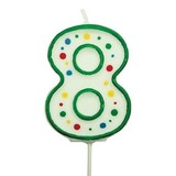 PME Numeral candle 8 PME Numeral candle 8