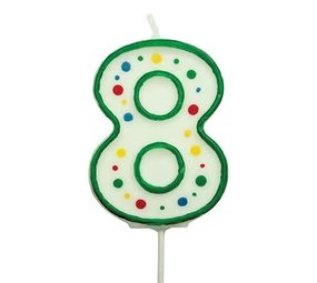 PME Numeral candle 8 PME Numeral candle 8