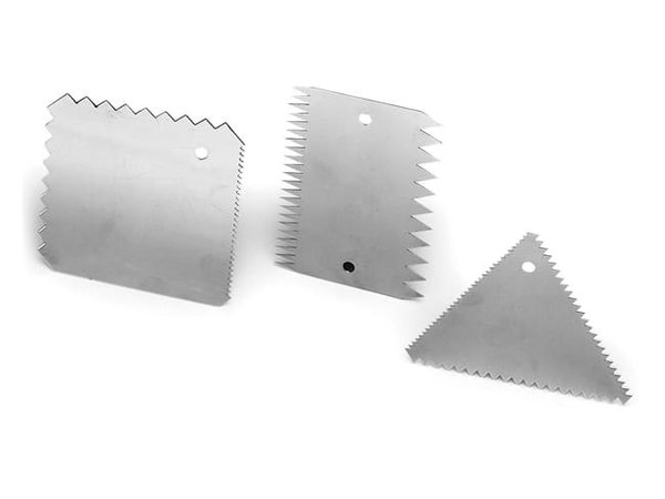 Martellato Deeg-/fondantkammen rvs set van 3 Martellato Deeg-/fondantkammen rvs set van 3