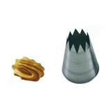 Martellato Open star piping nozzle 4mm