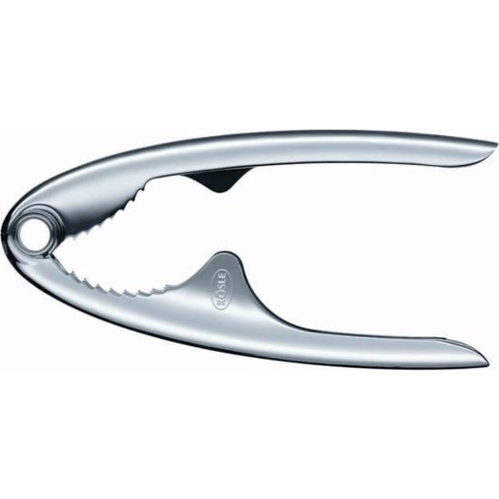 Westmark Notenkraker, Monopol Edition, met houten handgrepen, lengte: 18,1 cm, gegoten zink, Estetico, zilver/bruin, 16803360