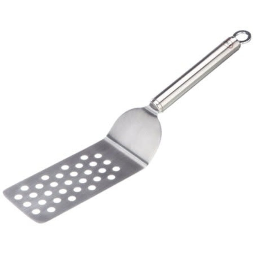 Rösle Stainless steel angled perforated spatula 32cm