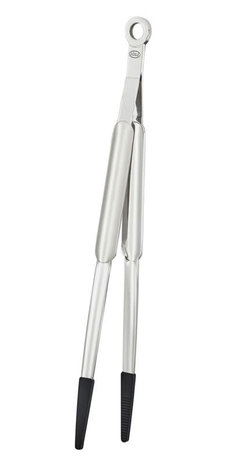 Rösle Stainless steel fine tongs 31cm with silicone ends Rösle Stainless steel fine tongs 31cm with silicone ends