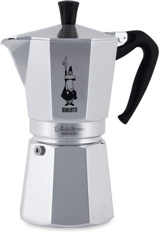 Bialetti 12-cup Moka Express aluminum coffee maker Bialetti 12-cup Moka Express aluminum coffee maker