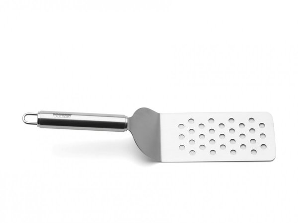 Weis Long perforated stainless steel fry spatula Weis Long perforated stainless steel fry spatula