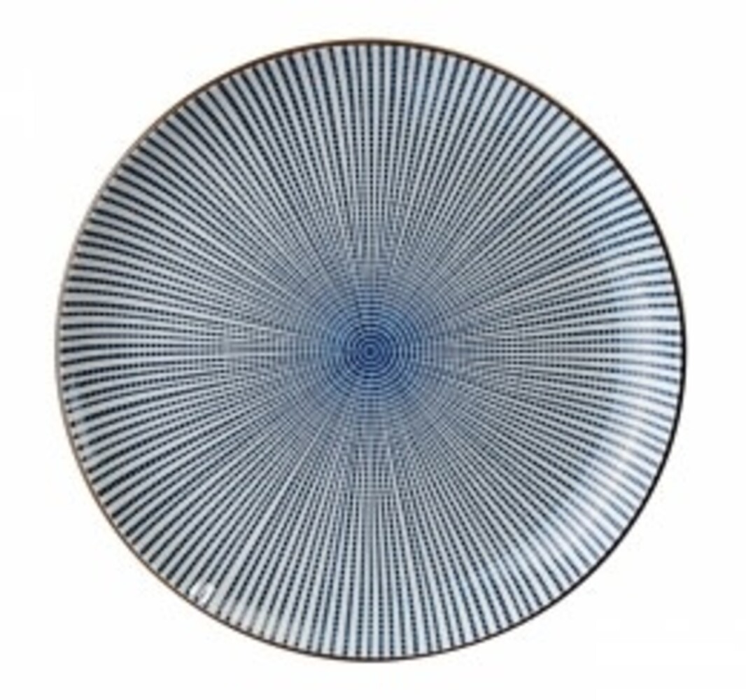Tokyo Design Studio Bord Sendan Blue 25 cm /4 Tokyo Design Studio Bord Sendan Blue 25 cm /4