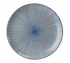 Tokyo Design Studio Bord Sendan Blue 25 cm  /4