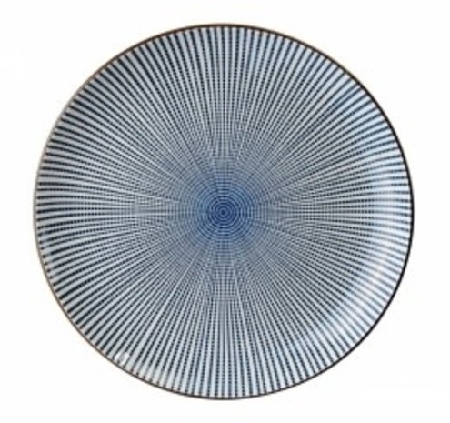 Tokyo Design Studio Bord Sendan Blue 25 cm /4 Tokyo Design Studio Bord Sendan Blue 25 cm /4