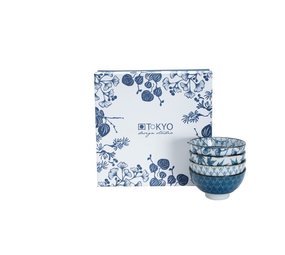 Tokyo Design Studio 4 kommetjes 12x6.3cm 300ml in giftbox