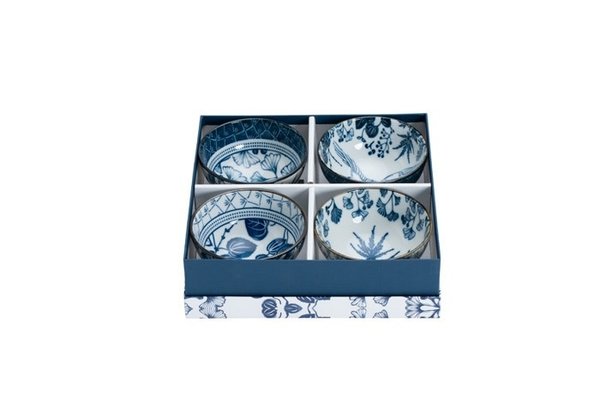 Tokyo Design Studio 4 kommetjes 12x6.3cm 300ml in giftbox