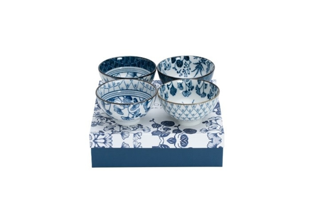 Tokyo Design Studio 4 kommetjes 12x6.3cm 300ml in giftbox