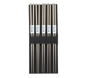 Tokyo Design Studio 5 sets of stainless steel chopsticks