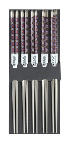 Tokyo Design Studio 5 sets of chopsticks with flower pattern