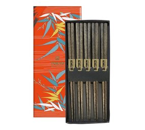 Tokyo Design Studio 5 sets of wood grain chopsticks