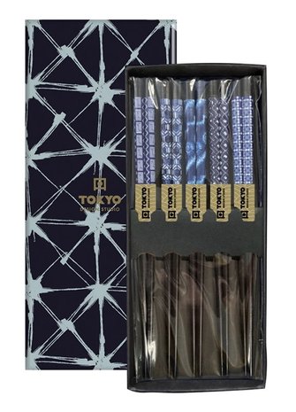 Tokyo Design Studio 5 sets eetstokjes in giftbox