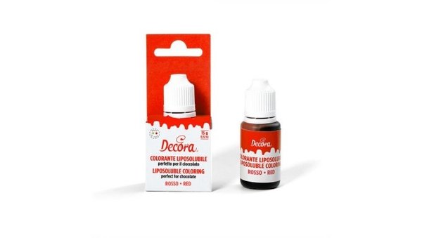 Decora Chocoladekleurstof 15g rood Decora Chocoladekleurstof 15g rood