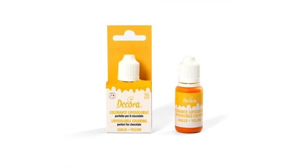 Decora Chocoladekleurstof 15g geel