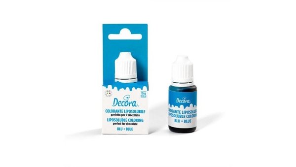 Decora Chocoladekleurstof 15g blauw Decora Chocoladekleurstof 15g blauw