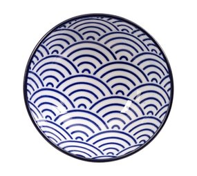 Tokyo Design Studio Schaaltje 9,5cm met golfpatroon