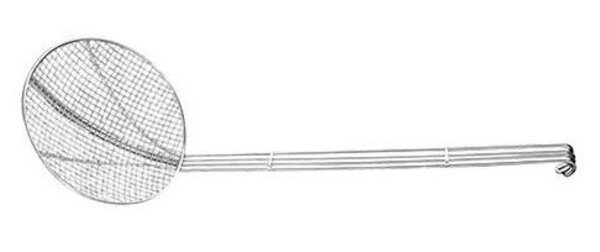 Frituurschep RVS 24cm geruit