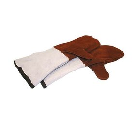 Ovenwanten leer 46cm set van 2 Ovenwanten leer 46cm set van 2