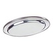 Stainless steel oval serving dish 45x29cm Stainless steel oval serving dish 45x29cm