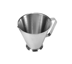 Maatbeker rvs 1L Maatbeker rvs 1L