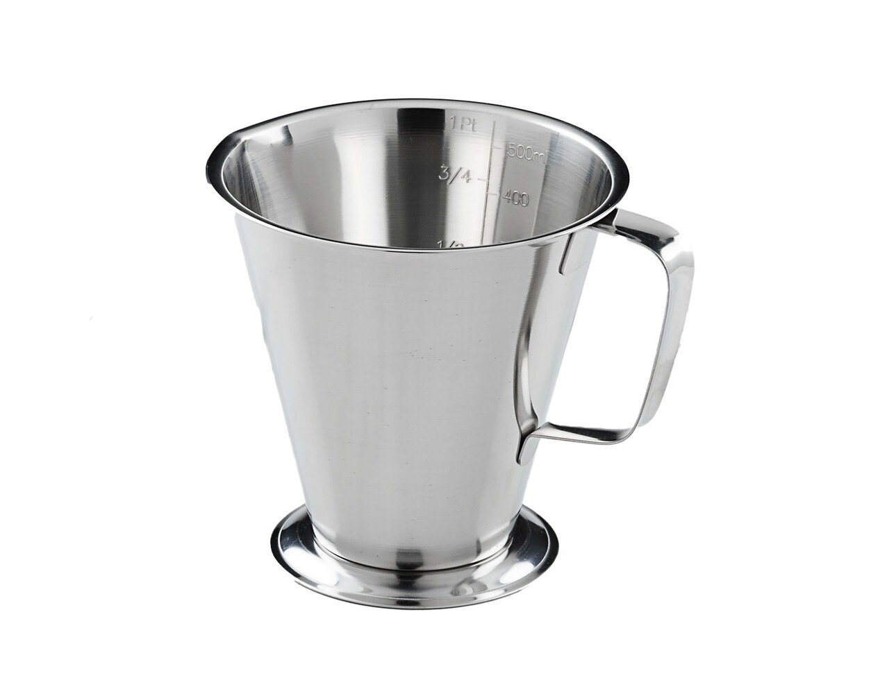Stainless steel measuring jug 0,5L Stainless steel measuring jug 0,5L