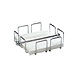 Servethouder verchroomd 19x19cm Servethouder verchroomd 19x19cm