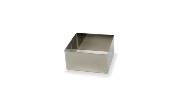Ring RVS vierkant 9x9x4,5cm