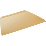 Deegschraper groot trapezium geel