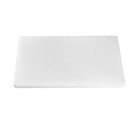 Snijplaat HDPE wit glad met pootjes 40x25cm Snijplaat HDPE wit glad met pootjes 40x25cm