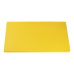 Snijplaat HDPE geel glad met pootjes 40x25cm