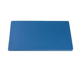 Snijplaat HDPE blauw glad met pootjes 40x25cm Snijplaat HDPE blauw glad met pootjes 40x25cm