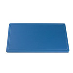 Snijplaat HDPE blauw sapgoot met pootjes 40x25cm