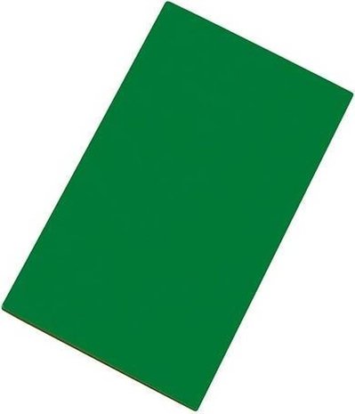 Snijplaat HDPE groen glad 2-zijdig 50x30cm Snijplaat HDPE groen glad 2-zijdig 50x30cm