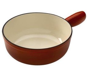 Kuhn Rikon Fonduepan 20cm rood Kuhn Rikon Fonduepan 20cm rood