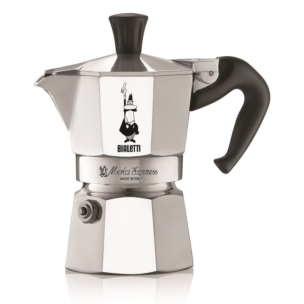Bialetti Moka Express 1-kops espressopot aluminium Bialetti Moka Express 1-kops espressopot aluminium