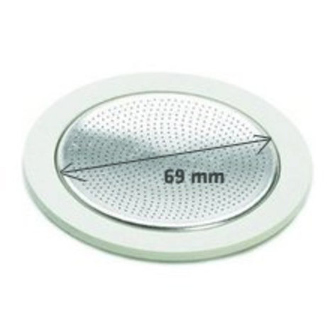 Bialetti Ring + filter 10-kops voor de Venus, Kitty en Musa Bialetti Ring + filter 10-kops voor de Venus, Kitty en Musa