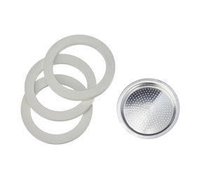 Bialetti Ringen + filter 9-kops aluminium Bialetti Ringen + filter 9-kops aluminium