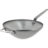 DeBuyer Carbonstalen wok 32cm