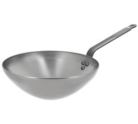 DeBuyer Carbonstalen wok 28cm