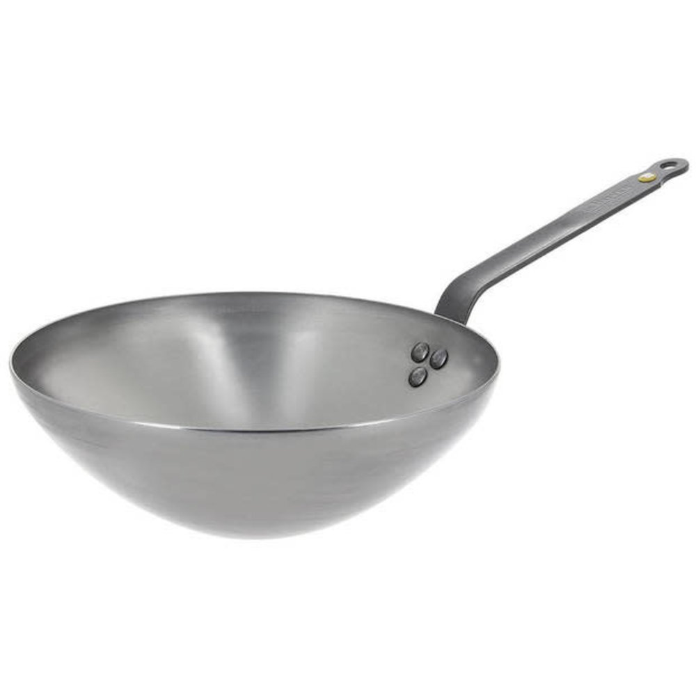 DeBuyer Carbon steel flat bottom wok 24cm DeBuyer Carbon steel flat bottom wok 24cm