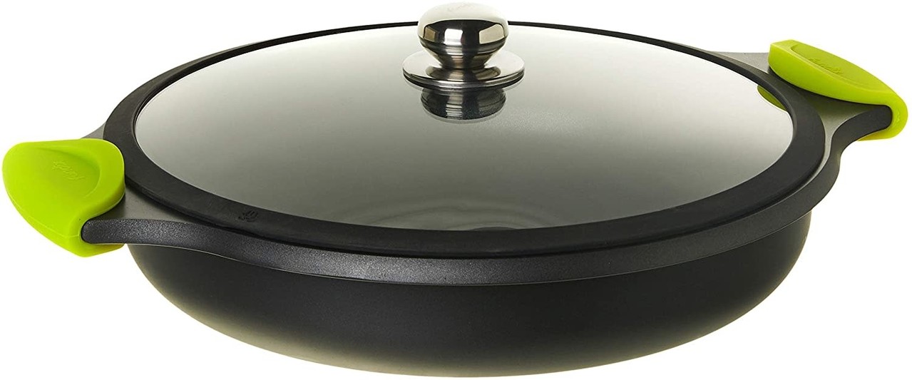 Fundix Non-stick low casserole 36cm with detachable silicone grips Fundix Non-stick low casserole 36cm with detachable silicone grips