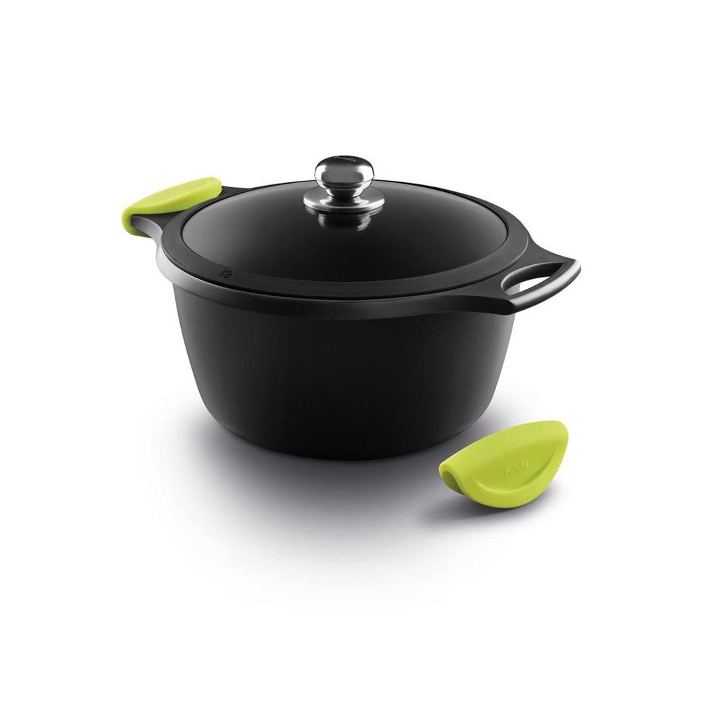 Fundix Non-stick deep casserole 20cm 2,5L with detachable silicone grips