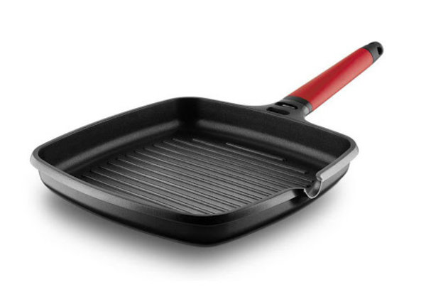 Fundix Non-stick square grill pan 27cm with detachable handle Fundix Non-stick square grill pan 27cm with detachable handle